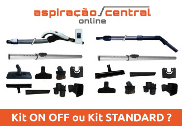Qual a diferença entre o Kit ON/OFF e o Kit Standard?